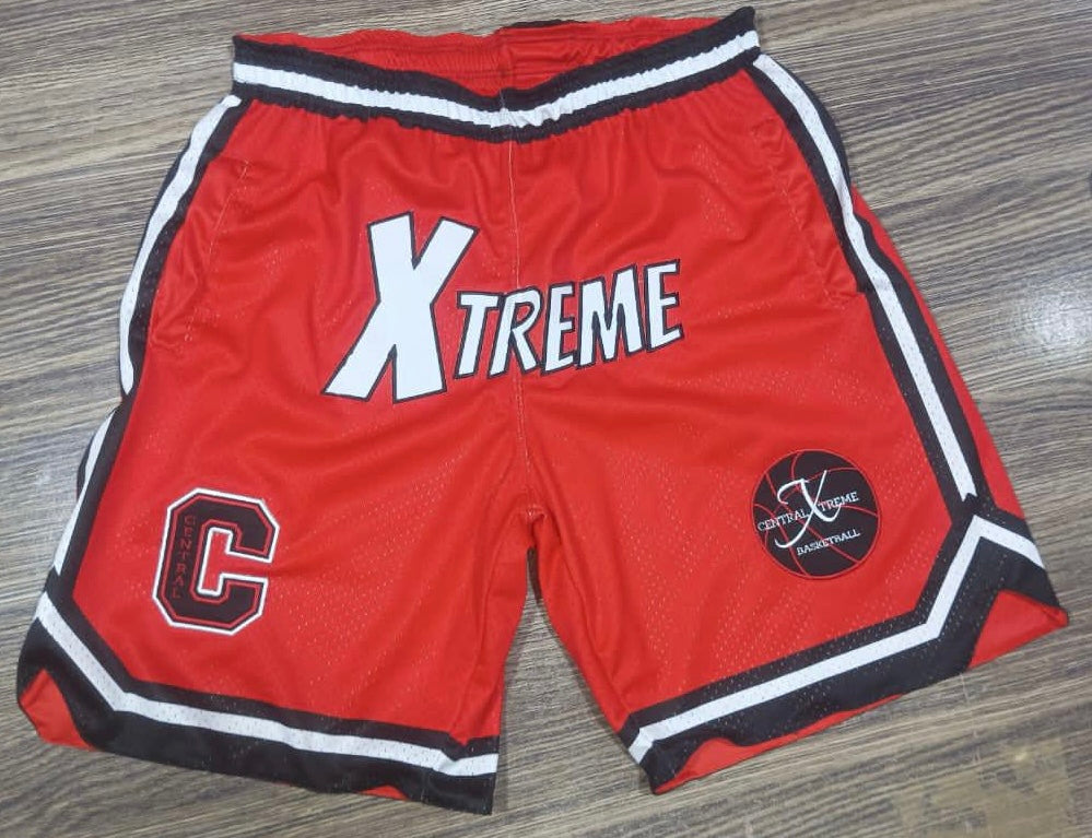 Central Xtreme Red Shorts