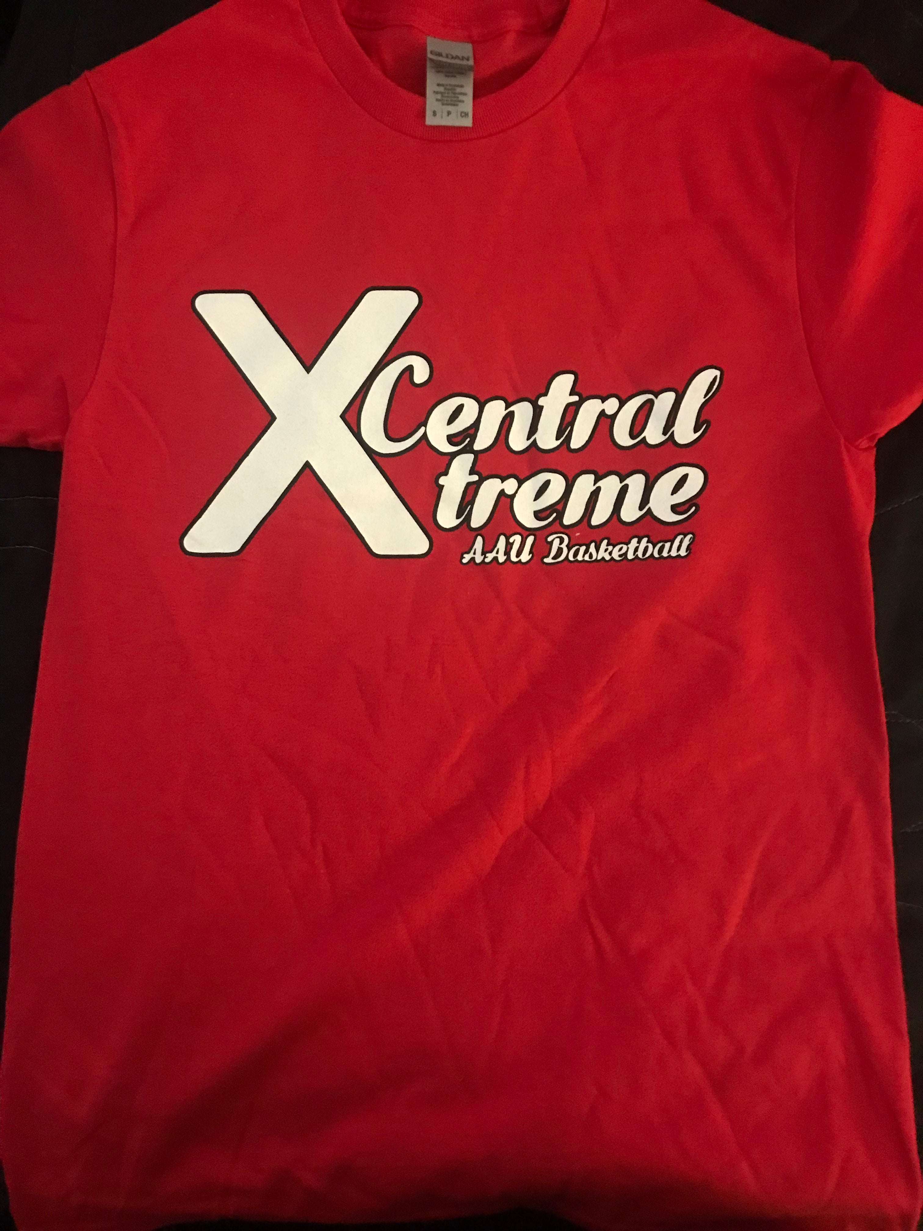 Central Xtreme Red Short Sleeve T-Shirt