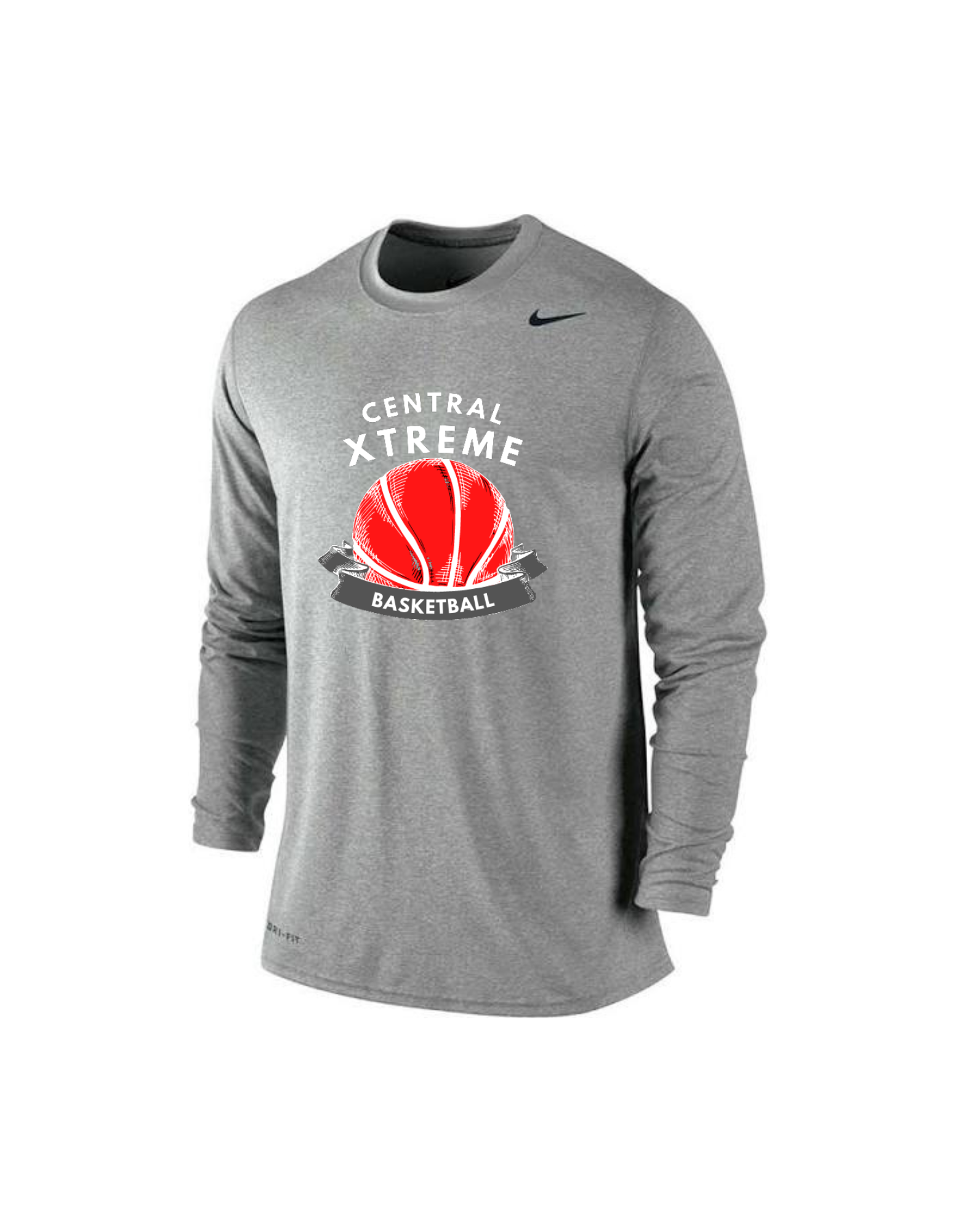 Central Xtreme Grey Long Sleeve Dri-Fit